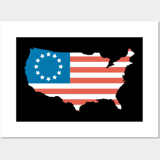 World cup Rush Betsy Ross flag Life, Liberty, and the Pursuit of Happiness Flag T-Shirt Posters and Art